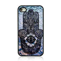 Totems Leather Vein Pattern Hard Case for iPhone 4/4S