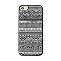 Geometric Pattern Leather Vein Pattern Hard Case for iPhone 5/5S