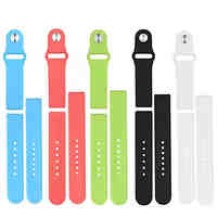 Top Selling Silicone Wearables Straps 42mm Watch Band with Package for Apple Watch (Assorted Colors)