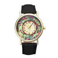 Gofuly Fashion Wholsale Design Women Dress Watches Quartz Watch Pastorale Floral Ladies Watch