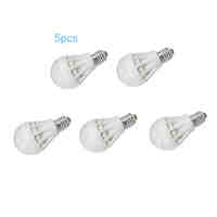 5pcs MORSEN E27 7W 12xSMD5630 550LM LED Globe Bulbs