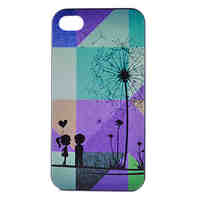 Dandelion Pattern PC Material Phone Case for iPhone 4/4S