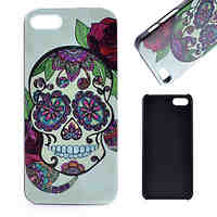 Skull Pattern PC Material Phone Case for iPhone 5C