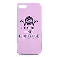 Imperial Crown Pattern PC Material Phone Case for iPhone 5C