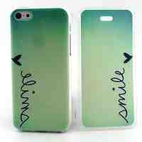 Smile Pattern TPU Full Body Case with  for iPhone 5C