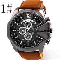 Men's Watches Large Dial Cool Belt Sport Watch