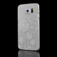 Dandelion Pattern Transparent PC Material Phone Case for Samsung Galaxy S6 edge/S6/S6 edge