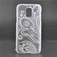 Classic Semi Flowers Pattern PC Material Phone Case for Galaxy S5mini/S6/S6 edge/S6 edge