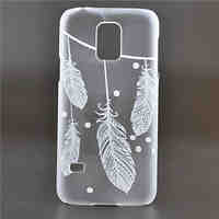 Feather Pattern PC Material Phone Case for Galaxy S5mini/S6/S6 edge/S6 edge