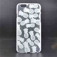 Pineapple Pattern PC Material Phone Case for iPhone 6