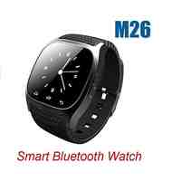 Smart Bluetooth Watch  M26 with LED Display Barometer Alitmeter Music Player Pedometer for Android IOS Mobile Phone