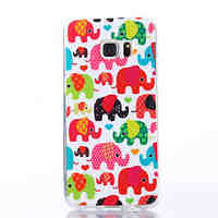 Baby Elephant Pattern TPU Soft Case for Multiple Samsung Galaxy S6/S6 Edge/Galaxy S6 Edge Plus