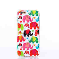 Baby Elephant Pattern TPU Soft Case for iPhone 6/iPhone 6S