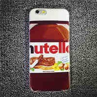 MAYCARI The Delicious Chocolate Transparent Soft TPU Back Case for iPhone 5/iphone 5S