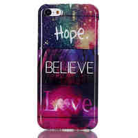 Hope love  Pattern TPU Soft Case for iPhone 5C