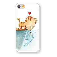 Kiss Cat Pattern PC Hard Case for iPhone 5/5S