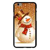 Take Hat Snowman Pattern PC Hard Case for iPhone 6/6S