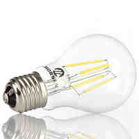 MORSEN1pcs 4W A60 E27 Led Filament Bulb Clear Grass Edison Light Bulbs Indoor led Lighting 110/240V Filament Lamp