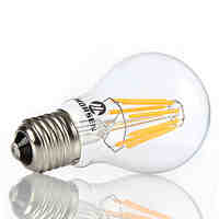 MORSEN1pcs 8W A60 E27 Led filament bulb clear grass edison light bulbs indoor led lighting 110/240V filament lamp