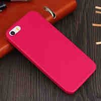 Smooth Leather Back Cover Case for iPhone 5/5S