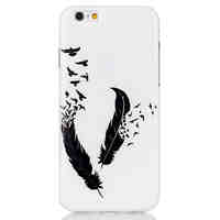 Wild goose feather Pattern TPU  Back Cover Case for iPhone 6/iPhone 6S