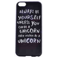 Letter Pattern PC Material Phone Case for iPhone 5C