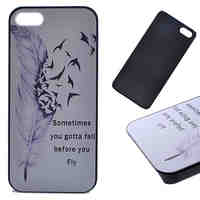 Feather Pattern Hard Back Case for iPhone 5/5S