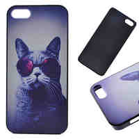 Cat Pattern Hard Back Case for iPhone 5/5S