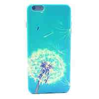 Blue Dandelion Pattern Hard Back Case for iPhone 6