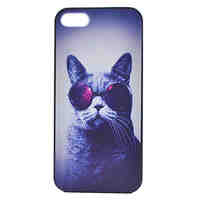 Cat Painting Pattern PC Case for iPhone 5/5S