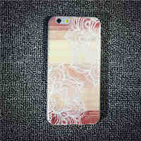 MAYCARI Mandala on the Plank Transparent TPU Back Case for iPhone 6/iphone 6S