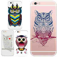 MAYCARI The Party of Owls Transparent TPU Back Case for iPhone 6/iphone 6S(Assorted Colors)