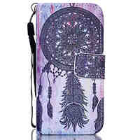 Campanula  Pattern PU Leather Phone Case For iPhone 5C