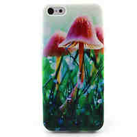 Mushroom Painting Pattern TPU Soft Case for iPhone 5C