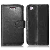 PU Leather  TPU Back Cover Wallet Case Flip Cover Photo Frame Case for iPhone 4/4S