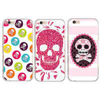 MAYCARI Skull Smiling Transparent TPU Back Case for iPhone 6plus/iPhone 6S plus