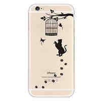 Cat Pattern TPU Material Phone Case for iPhone 6/6S