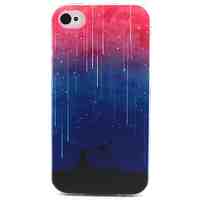 Meteor Shower Pattern TPU Case for iphone 4G/4S