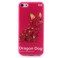 Dragon Dog Pattern TPU Case for iPhone 5C