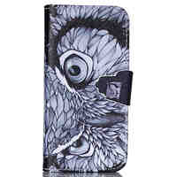 Eagle Pattern PU Leather Phone Case For iPhone 5C