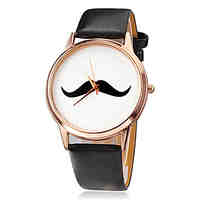 Women'S Watches Fashion Moustache Quartz Wrist Watch