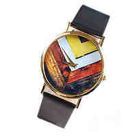 Vintage Geometric Pattern Watch For Women Quartz Watches