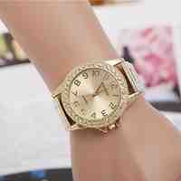 Woman's Watch Europe And The United States Hot Lovers Fashion Diamond Watches Swiss Quartz Alloy Steel Watch