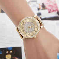 Woman And Men Diamond Wrist Watch