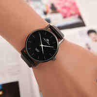 Woman And Men Leisure Marble Wrist Watch