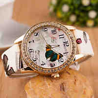 Woman Butterfly Wrist  Watch