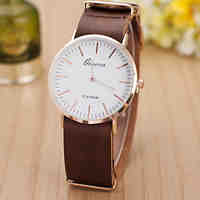 Woman And Men Simple Wrist Watch