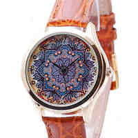 Watch for Women - Flower Pattern Boho Chic Style Womens Watch Gifts for Women Gift Ideas for Wife