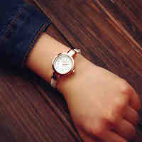 Korea New Women Analog Quartz Wrist Dress Watch Student Watch(Assorted Colors)