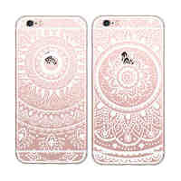 MAYCARICharming White Mandala TPU Back Case for iPhone 6/iphone 6S(Assorted Colors)